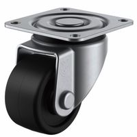 ユーエイ ユーエイキャスター(ステンレス仕様) 自在車(ダブルベアリング) プレート式 SUSーHG型 SUSーHGー75MC 1台（直送品）