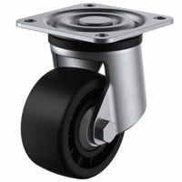 ユーエイ ユーエイキャスター(ステンレス仕様) 自在車(ダブルベアリング) プレート式 SUSーHSG型 SUSーHSGー65MC 1台（直送品）