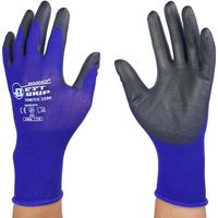 WINCESS ウレタン背抜き手袋 タッチパネル対応 極薄フィットタイプ L (10双入) PE802D-L-10P 1袋(10双)（直送品）