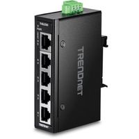 TRENDnet 5ポート 産業用ファストイーサネットDINレールミニスイッチ TIーELC50 1個 684-7023（直送品）