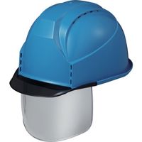 住べテクノプラスチック スミハット KKC3S型 帽体(アオ)・バイザー(グレースモーク)・シールド付き KKC3S-B-16-G 1個（直送品）