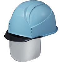 スミハット KKC3S型 帽体(パステルブルー)・バイザー(グレースモーク)・シールド付き KKC3S-B-23-G 1個（直送品）