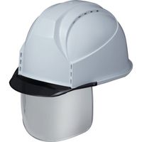 スミハット KKC3S型 帽体(クールホワイト)・バイザー(グレースモーク)・シールド付き KKC3S-B-65-G 1個（直送品）