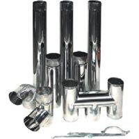 オリオン機械 ORION 排気筒セット 04038800010 1セット 688-5772（直送品）