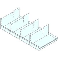 SANSHIN スリム棚板ラック スリムイーラック仕切りトレー1段セット H300×W1250×D625用 EBST43062-FMW0（直送品）