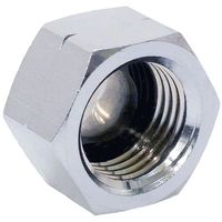 麻場 ノズル用部品 角キャップ メッキ付き G1/4 450092230 1個 680-7593（直送品）