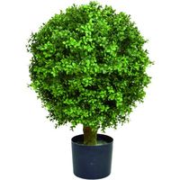 グローベン 人工樹木 リフェイクグリーン ボール:ツゲUV 専用鉢付 A70TR652 1本 679-0225（直送品）