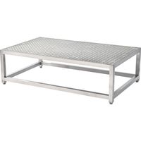 クラフトワーク ステンレス作業用踏台 溶接一体型 SUSF1-1004050 1台 685-3924（直送品）