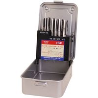 イシハシ精工 IS ハンド中タップ・スパイラルタップセット カーメンテナンス用 細目入り STHTMF-14S 1セット(14本)（直送品）