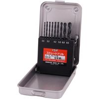 イシハシ精工 ISF ストレートドリル ネジ下穴 9本組セット SDH-9S 1セット(9本) 681-6092（直送品）