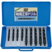 イシハシ精工 ISF 軸細正宗ドリル 10型 9本組セット J10D-9P 1セット(9本) 681-6093（直送品）