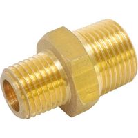 麻場 ニップル R3/8×R3/8 450041030 1個 680-0160（直送品）