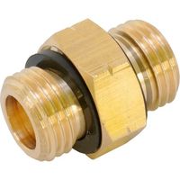 麻場 ニップル G3/8×G3/8 450036250 1個 680-0142（直送品）