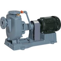 荏原製作所 エバラ FQ型自吸ポンプ 50Hz 口径80mm 80FQ55.5C 1台 680-0334（直送品）