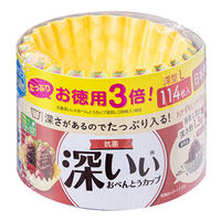 東洋アルミエコープロダクツ お徳用3倍抗菌深いぃおべんとうカップ深型L4色 114枚 4901987218760 1セット(114枚×30)（直送品）