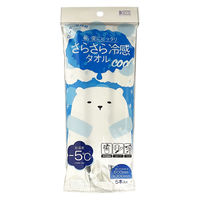 コーヨー化成 さらさら冷感タオル 5本 4972453418649 1セット(5本×10)（直送品）