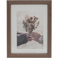 富士フイルム フジカラー 写真フレーム フロティフレーム L ブラウン FLOATYFRAMELBR 1枚 689-7566（直送品）