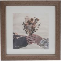 富士フイルム フジカラー 写真フレーム フロティフレーム スクエア ブラウン FLOATYFRAMESQBR 1枚 689-7565（直送品）