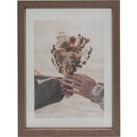 富士フイルム フジカラー 写真フレーム フロティフレーム 2L ブラウン FLOATYFRAME2LBR 1枚 689-7569（直送品）