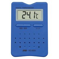 【アウトレット】エー・アンド・デイ デジタル温度計 ブルー AD5684BL 1個
