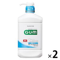 ガム デンタルリンス 爽快タイプ 960mL 1セット（2本） サンスター GUM マウスウォッシュ 液体歯磨き 原因菌を殺菌・除去