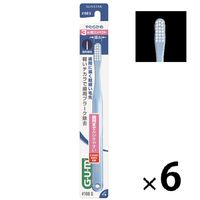 ガム デンタルブラシ #166 超コンパクト やわらかめ 1セット（6本） サンスター GUM 歯ブラシ ハブラシ はぶらし