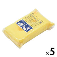 キッチンスポンジ 落ちますポンジ 大 抗菌 イエロー 日本製 1セット（1個×5）丸善化工