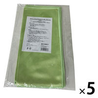 マイクロファイバークロス ウィンドウワイパー30 30cm×30cm グリーン 1セット（1袋（3枚入）×5）丸善化工