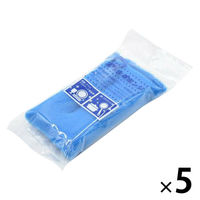 キッチンスポンジ 落ちますポンジ 抗菌 ブルー 日本製 1セット（1個×5）丸善化工