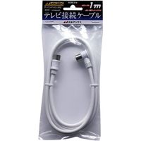 日本アンテナ テレビ接続ケーブル S4C 4K8K対応 SーLプラグ 1m NA4NLS1B 1個 685-2859（直送品）