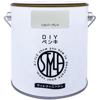 ニッペホームプロダクツ ニッぺ DIYペンキ マットフィニッシュ シルバーグレイ 1kg 4976124887376 1缶 567-0044（直送品）