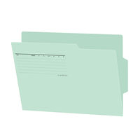 プラス 個別フォルダーラテラルA4ーEベーシック ブルー 87465 1枚（直送品）