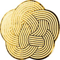 ヘッズ 水引梅結びデザインロールシール-1 UME-1RS 1パック(500枚)