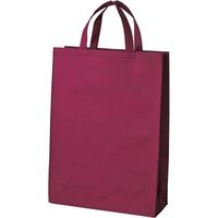 ジョインテックス 不織布手提げバッグ中10枚ワイン B451J-WN 1パック