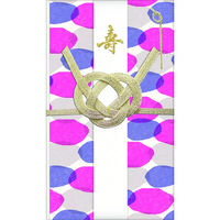 古川紙工 暮らしを彩る祝儀袋 ドット/ストーン VK139 1袋