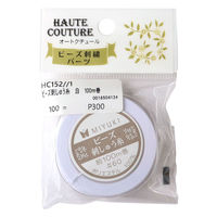 MIYUKI ビーズ刺しゅう糸 ♯60/100m巻 白 MIY-HC152-1 1巻