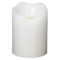 東京ローソク製造 リアルフレイム LEDキャンドル ホワイト 3*4 088988 1個