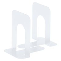 ソニック ブックエンド 中 白 1組(2枚) DA-520-W 1組