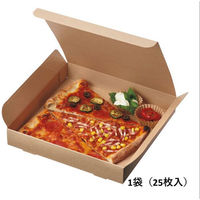ピザボックス 未晒し M 1袋（25枚入）（わけあり品）