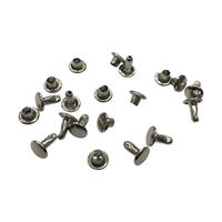 ユタカメイク 金具 両面カシメ 小 7×6φ 4×6φ J0-02 1袋 337-0500（わけあり品）