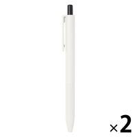無印良品 書き味なめらかな油性ボールペン ０．５ｍｍ 黒 1セット（1本×2） 良品計画