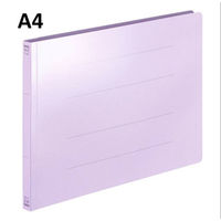 コクヨ アスクル 共同企画 フラットファイル PPラミネート A4ヨコ バイオレット 10冊 オリジナル（わけあり品）