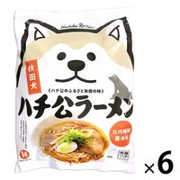ハチ公ラーメン比内地鶏醤油味110ｇ 1セット（1個×6） ツバサ