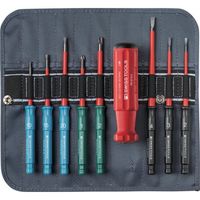 PB SWISS TOOLS PBスイスツールズ 差替式絶縁ドライバーセット 8本組 ロールバック入り 5219SU 1セット(8本)（直送品）