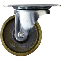 ハンマーキャスター ハンマー プレート式キャスター 自在 車輪径75mm イモノ車輪 440G-C75 1個 336-2192（直送品）