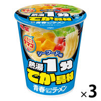 青春という名のラーメン  シーフード味 62g 1セット（1個×3） 明星食品
