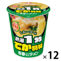 青春という名のラーメン  しおバター味 60g 1セット（1個×12） 明星食品