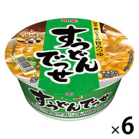明星食品 明星 すうどんでっせ 67g 1セット（1個×6） 明星食品