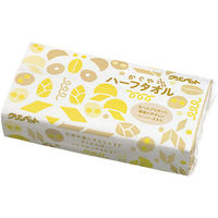 クリンペット・ジャパン ハーフタオルかぐや 36012 500枚 00306012 1パック(500枚)×5（直送品）