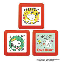 こどものかお スヌーピー浸透印スタンプ3個組B 4110554 1セット(3個組)×2（直送品）